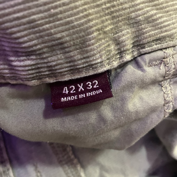 Khaki Corduroy Pants made in India - Picture 2 of 2